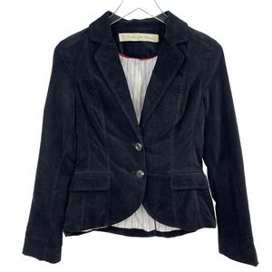 Anthropologie Black Blazer Elegant Suit Jacket 2 XS